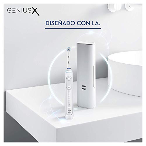 Oral-B Genius X 20000N - Cepillo de Dientes Eléctrico con Tecnología de Braun, Blanco