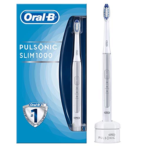 Oral-B Pulsonic Slim 1000 Adult Sonic toothbrush Silver - Cepillo de dientes eléctrico (Batería, Batería integrada, Caja, 1 pieza(s), 1 pieza(s))