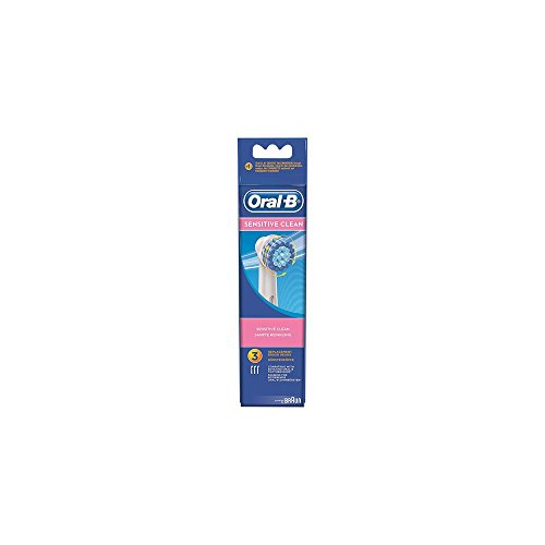 Oral-B Sensitive - Pack de 3 cabezales de repuesto para cepillo eléctrico recargable, limpieza para dientes y Gengive Sensibles