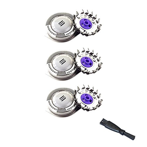 Oral-Q 3 x Recambio Cabezal de Afeitado Alternativa cabezales de Afeitado para Philips HQ 7100 HQ 7200 HQ 7300 8400 8800 HQ8