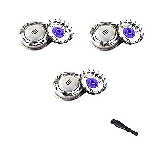 Oral-Q 3 x Recambio Cabezal de Afeitado Alternativa cabezales de Afeitado para Philips HQ 7100 HQ 7200 HQ 7300 8400 8800 HQ8