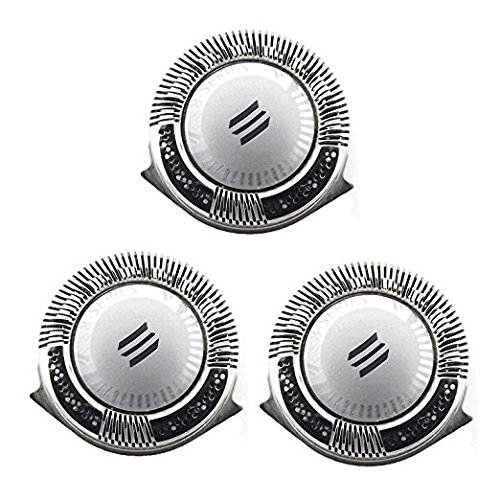 Oral-Q 3 x Recambio Cabezal de Afeitado Alternativa cabezales de Afeitado para Philips HQ 7100 HQ 7200 HQ 7300 8400 8800 HQ8