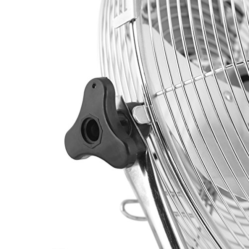 Orbegozo PW 1332 Ventilador Industrial Power Fan, 3 velocidadesaspas metálicas, inclinación Regulable, asa de Transporte, Rejilla de Seguridad, 45 W de Potencia, 50 W, Metal