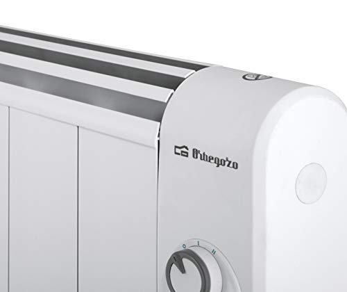 Orbegozo RRM 1510 A - Emisor térmico sin aceite, 8 elementos, tecnología Real Warm Elements, 2 niveles de potencia, protección contra sobrecalentamiento, 1500 W