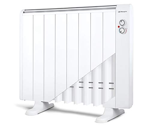 Orbegozo RRM 1510 A - Emisor térmico sin aceite, 8 elementos, tecnología Real Warm Elements, 2 niveles de potencia, protección contra sobrecalentamiento, 1500 W