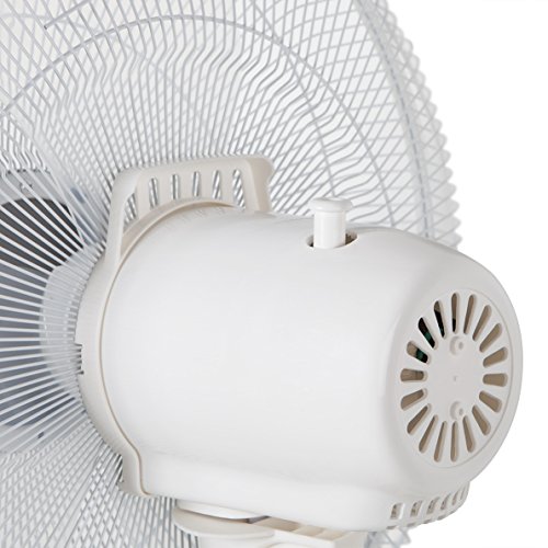 Orbegozo SF 0147 Ventilador de pie oscilante, 3 niveles de ventilación, tamaño aspas 40 cm, altura regulable, 50 W de potencia, 200 Decibeles, Blanco