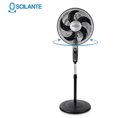 Orbegozo SF 0149 Ventilador de Pie con 5 Aspas, 3 Velocidades, 60W de Potencia, 60 W, Multicolor