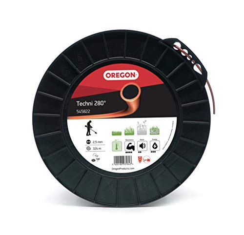 Oregon 545822 - Techni 280 de calor línea de corte resistentes durante más crecida hierba y maleza, carrete