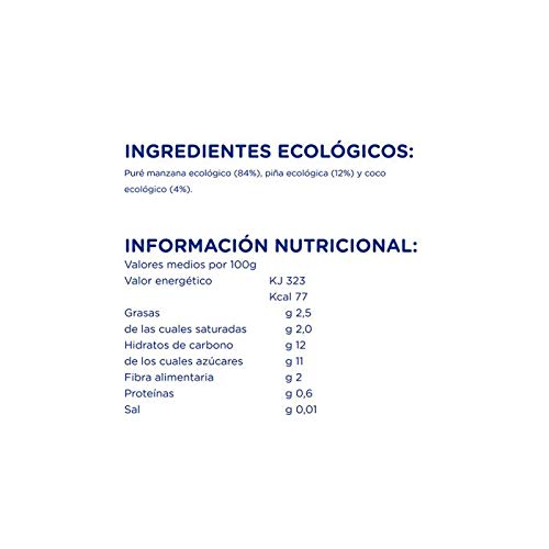 Organix Bol Manz Piña Coco Eco Ogx Es 100G 12U 1410 g