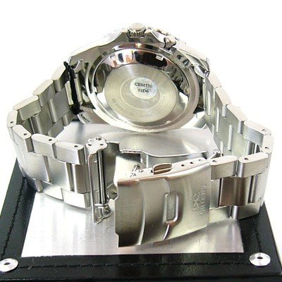 Orient Deep - Reloj de buceo con correa de acero