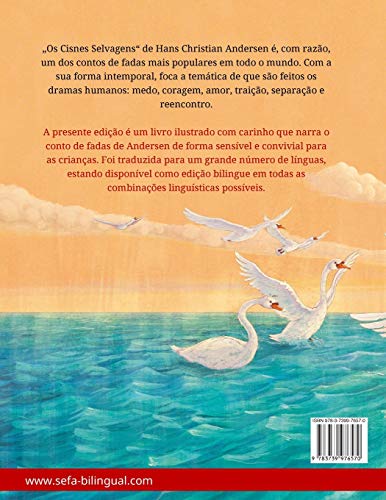 Os Cisnes Selvagens - 야생의 백조 (português - coreano): Livro infantil bilingue adaptado de um conto de fadas de Hans Christian Andersen (Sefa Livros Ilustrados Em Duas Linguas)