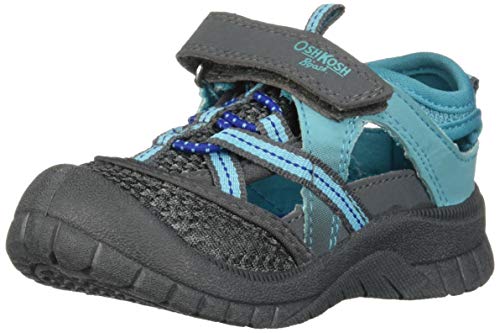 OshKosh B'Gosh Kids Paul - Sandalias atléticas para niño, Azul (Azul), 33 EU