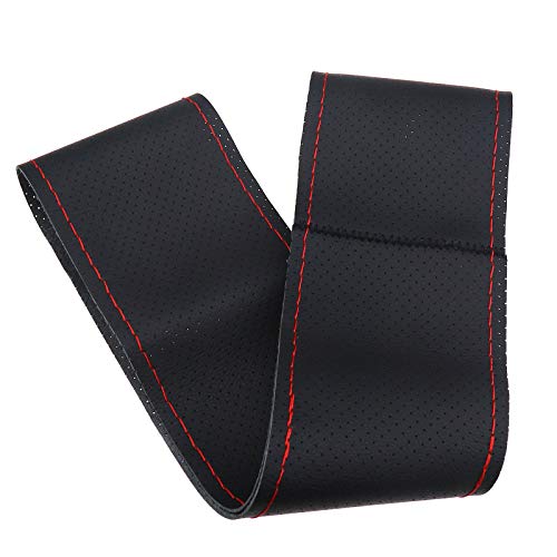 OTOTEC - Funda para Volante de Piel Suave de 37-38 cm, Hecha a Mano, con Agujas y Hilos