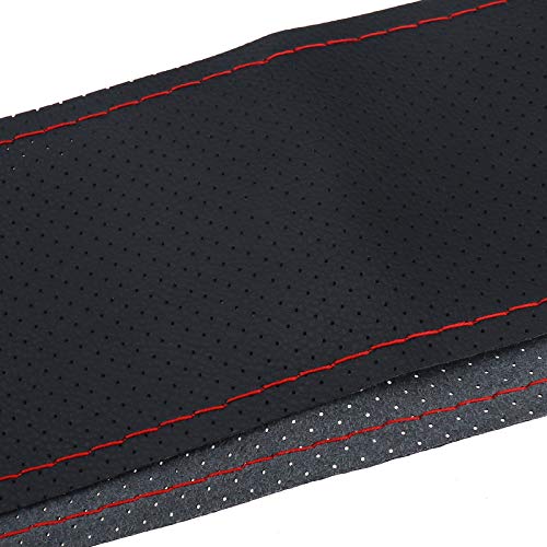 OTOTEC - Funda para Volante de Piel Suave de 37-38 cm, Hecha a Mano, con Agujas y Hilos