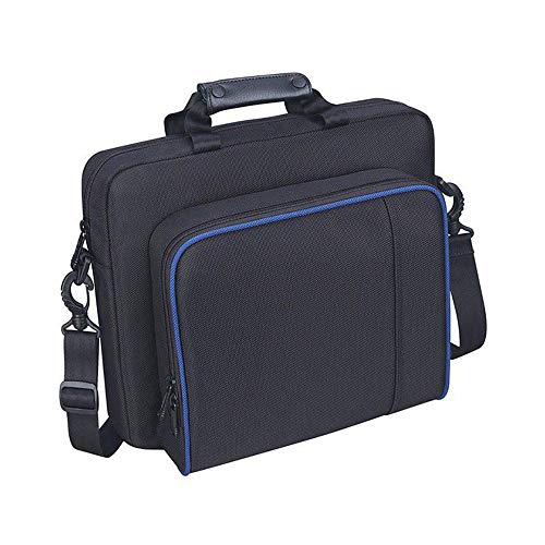 OurLeeme PlayStation 4 Bolsa de Casos, Travel PS4 Estuche Portátil PlayStation Ligero, Almacenamiento de Viaje, Bolso Protector Hombro para PlayStation PS4 o PS3 u otras Consolas Similares