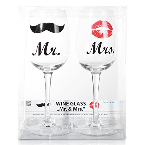 Out of the blue Set 2 Copa Cristal, 22 cm