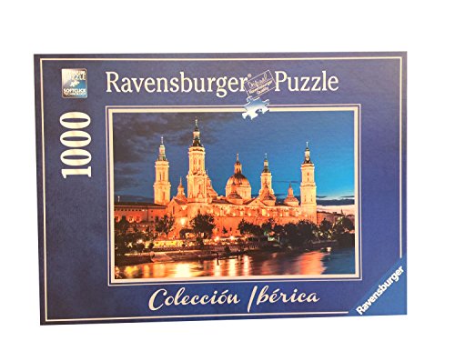 Outletdelocio. Pack Puzzle Ravensburger 88585. Basilica del Pilar. Zaragoza. 1000 Piezas + Tapete Universal Puzzle Roll 2000 Piezas