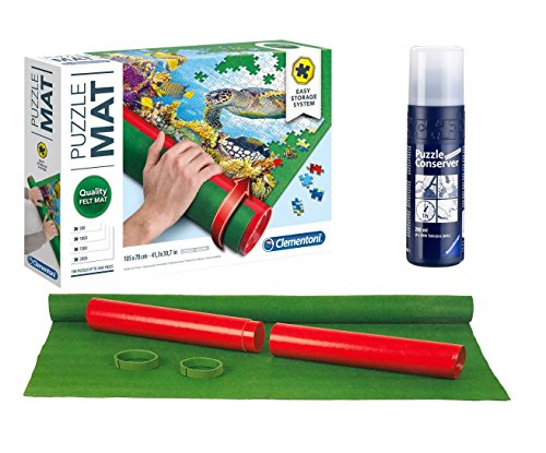 Outletdelocio Pack Puzzle Roll 2000. Tapete Universal para Transportar/Guardar Puzzles + Pegamento Puzzles