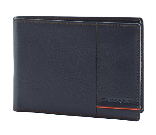 Outline 2 SLG - Billfold for 8 Creditcards, Compartments Tarjetero, 13 cm, 0 Liters, Azul (Night Blue/Chili)