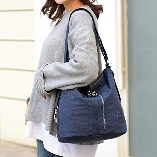 Outreo Bolso Bandolera Mujer Bolsos de Moda Impermeable Mochilas Bolsas de Viaje Sport Messenger Bag Bolsos Baratos Mano para Escolares Tablet Nylon