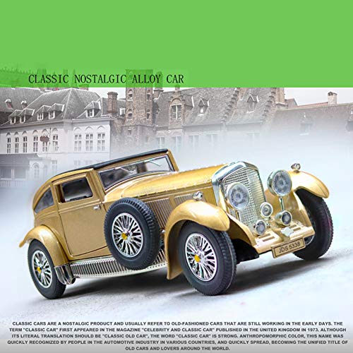 OUYAWEI - Juguete de modelado de coche con sonido de luz antiguo para Bentley 8L Collection (caja de embalaje)