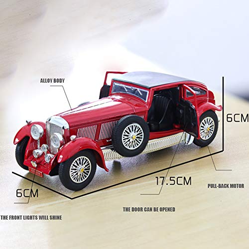 OUYAWEI - Juguete de modelado de coche con sonido de luz antiguo para Bentley 8L Collection (caja de embalaje)
