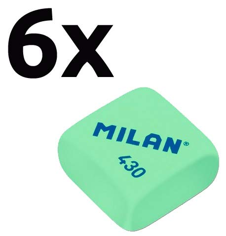 PACK 6 GOMAS DE BORRAR MILAN 430