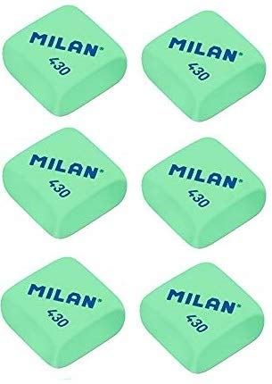 PACK 6 GOMAS DE BORRAR MILAN 430
