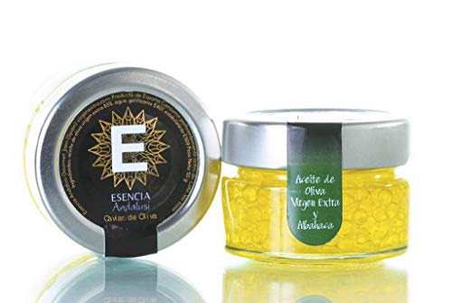 Pack Caviar 4 Unidades 50 Gr - Trufa Blanca, Guindilla, Albahaca y Aceite Picual - Producto de Jaén