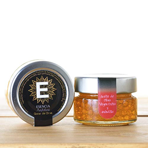 Pack Caviar 4 Unidades 50 Gr - Trufa Blanca, Guindilla, Albahaca y Aceite Picual - Producto de Jaén