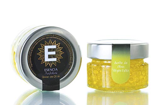 Pack Caviar 4 Unidades 50 Gr - Trufa Blanca, Guindilla, Albahaca y Aceite Picual - Producto de Jaén