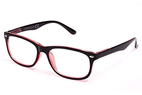 Pack de 4 Gafas de Lectura Vista Cansada Presbicia, Gafas de Hombre y Mujer Unisex con Montura de Pasta, Bisagras de Resorte, Para Leer, Ver de Cerca (+1.0 (803))