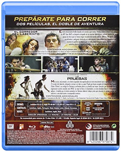 Pack El Corredor Del Laberinto + El Corredor Del Laberinto: Las Pruebas Blu-Ray [Blu-ray]