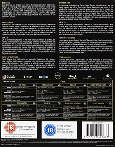 Pack: Jerry Bruckheimer Collection (8 Películas) [Reino Unido] [Blu-ray]