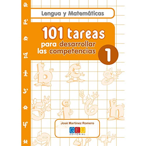 Pack Lengua y matemáticas 1º primaria: 10 Sesiones Contenidos básicos y 101 Tareas para Desarrollo Competencias (Niños de 6 a 7 años)