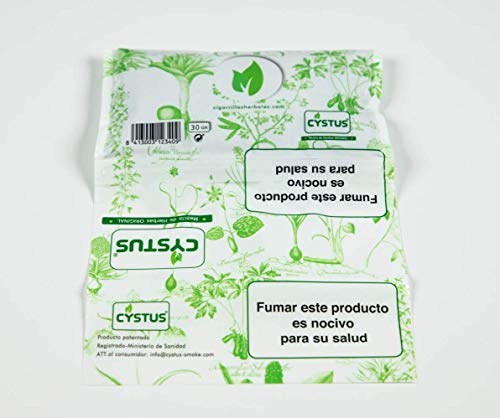 Pack x 2 Cigarrillos herbales mezcla de hierbas naturales sustituto alternativa del tabaco cigarrillos sin nicotina sin tabaco (Vainilla)