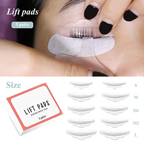 Pahajim Long Lasting Eyelash Lift Kit Kit de Permanente de Pestañas Kit de rizado y levantamiento de pestañas Pegamento de Rizos Semipermanente Natural con Herramientas Completas