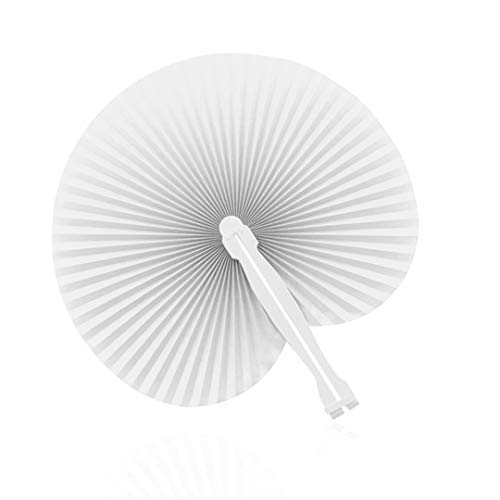 PAI PAI Blanco (Lote DE 125 UND) Detalles de Boda o Regalo-Económicos y funcionales- Abanicos de Boda Baratos-Abanicos para pintar- Abanico manualidades- Abanicos blancos baratos-PAY PAY para bodas