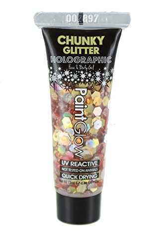 Paintglow - Holographic Glitter Colours - Individual Shakers (24 Karat) - 1 unidad