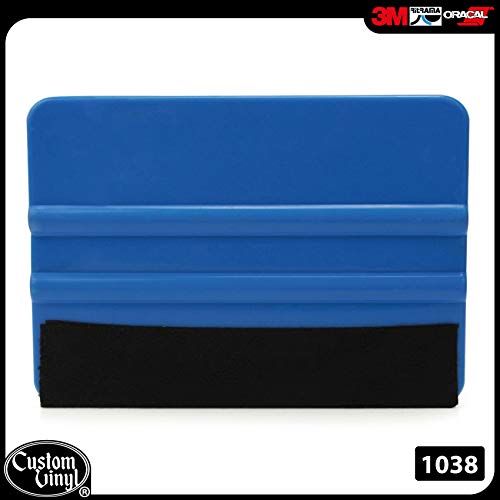 Paleta espatula rotulación carwraping para colocar vinilo con protector de fieltro (Una unidad)