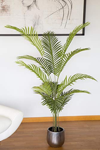 Palmera Artificial, Ideal para Decoración del Hogar u Oficina, Planta Artificial, (145 cm)