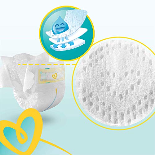 Pampers Premium Protection - Pañales talla 2 (4-8 kg) - Paquete de 1 mes (x240 pañales)