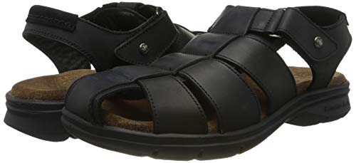 Panama Jack Sauron, Sandalias Punta Cerrada para Hombre, Negro (Negro C1), 44 EU
