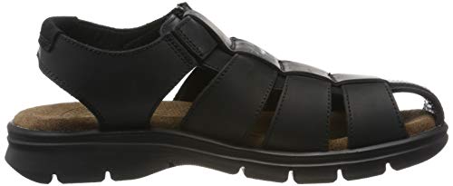 Panama Jack Sauron, Sandalias Punta Cerrada para Hombre, Negro (Negro C1), 44 EU