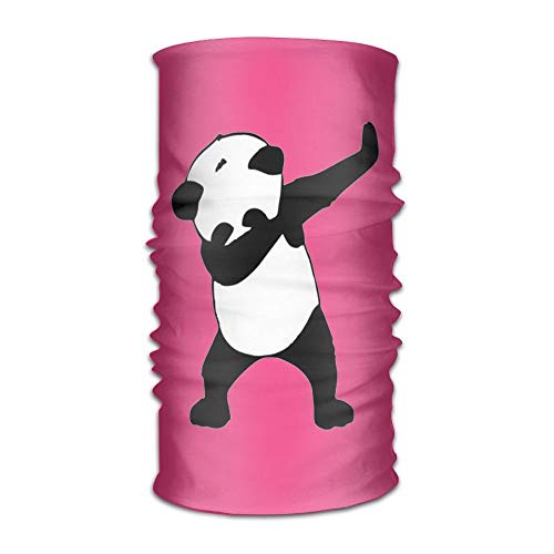 Panda roja posando unisex deportes variedad bufanda cabeza bufanda