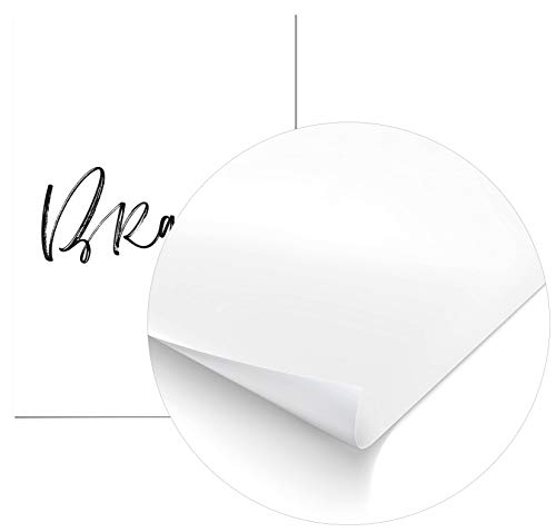 Panorama Póster Brave 50x35cm - Impreso en Papel de 250gr - Cuadro Frases Positivas - Póster Pared - Cuadros Decoración Salón - Cuadros para Dormitorio - Póster Decorativos