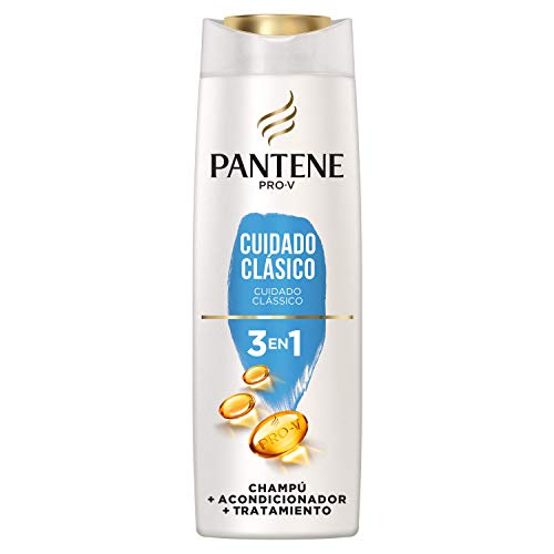 Pantene Pro-V Cuidado Clásico Champú, Acondicionador y Tratamiento 3 en 1, Pelo de Aspecto Sano y Brillante, 300 ml