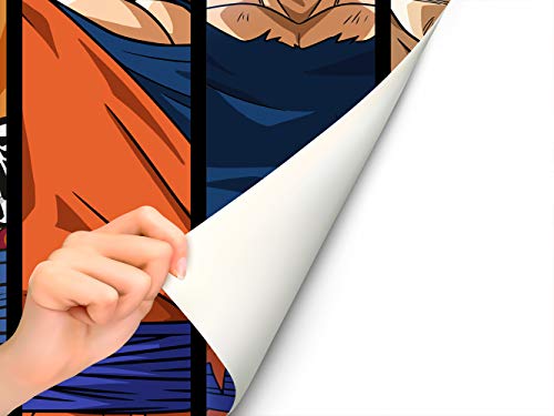 Papel Pintado de Pared Dragon Ball Super Formas Goku Producto Oficial | 150x100 cm | Papel Pintado para Paredes | Producto Original |Decoración Hogar | DBS