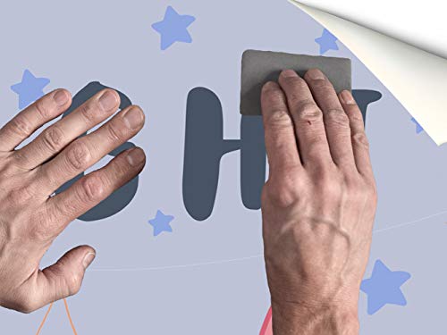 Papel Pintado de Pared Peppa Pig Estrellas Producto Oficial | 100x70 cm | Papel Pintado para Paredes | Producto Original |Decoración Hogar |