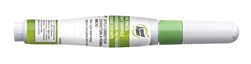 Papermate NP10 - Corrector líquido tipo bolígrafo Verde, Color blanco,  12 unidades